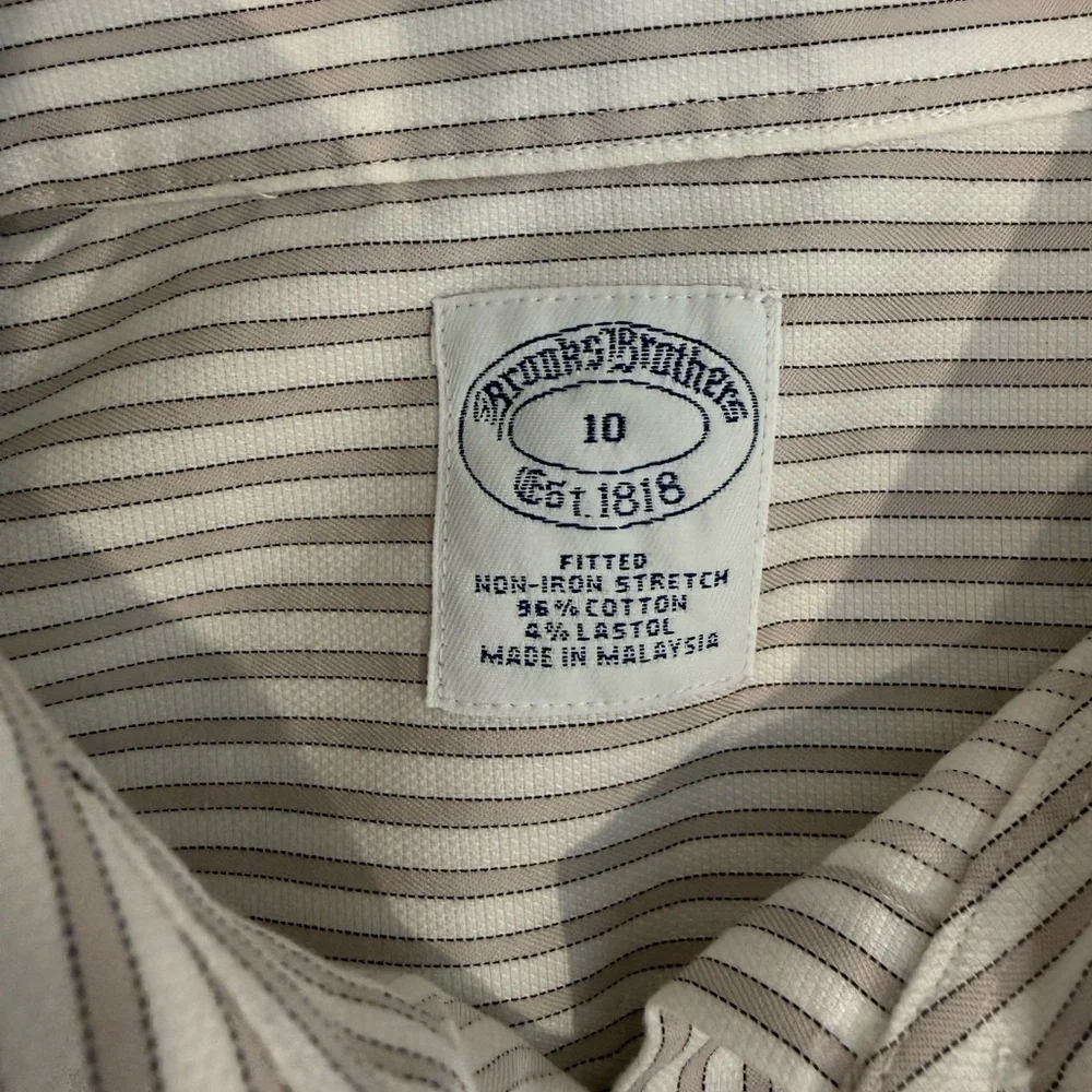 🔥Brooks Brothers Classic Striped Women’s Shirt Size 10 EUC 🔥